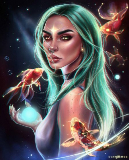 Девушка рыба