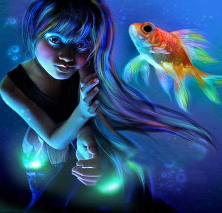 Красивая рыбка