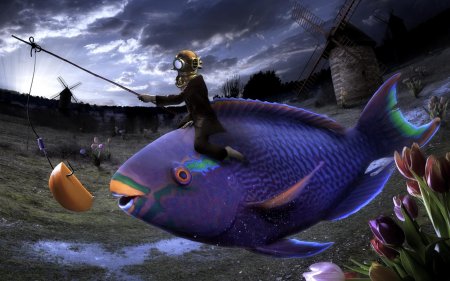 Краснозубый спинорог рыба