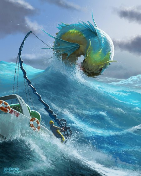 Рыбак арт фэнтези