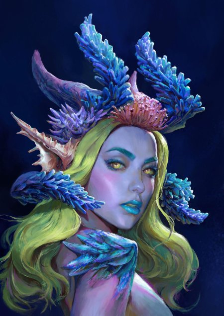 Портрет русалки