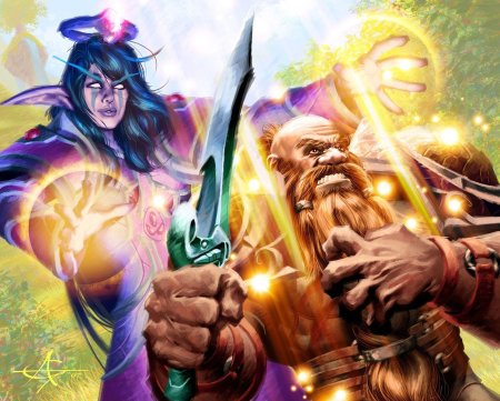 Warcraft ночные эльфы и дворфы