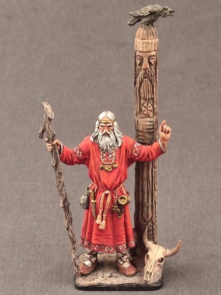 Древнеславянский языческий жрец и чародей волхв чародей 9-11 вв