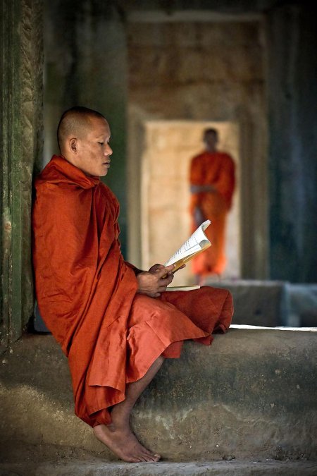 Буддистский монах тибет