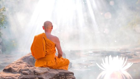 Буддистский монах тибет