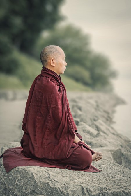 Джим керри буддийский монах