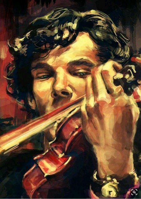 Бенедикт камбербэтч шерлок арт