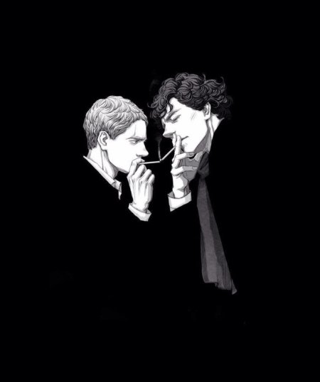 Джон ватсон и шерлок холмс арт