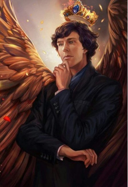 Шерлок джон ангел арт