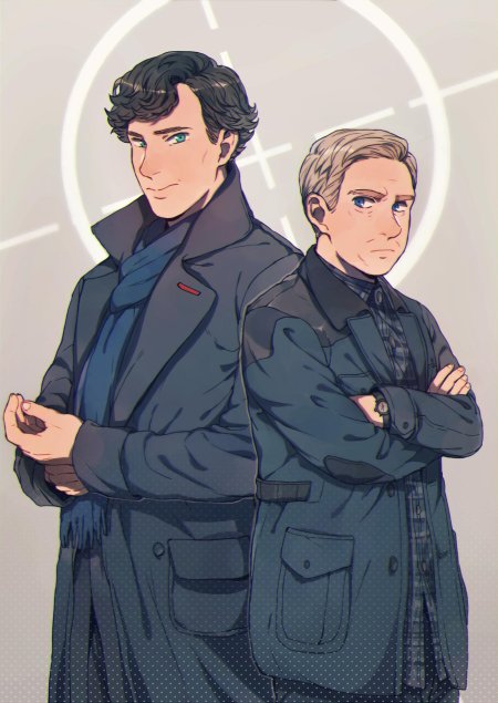 Шерлок холмс и доктор ватсон арт