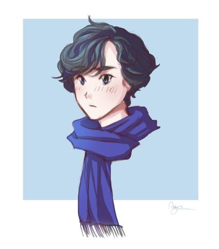 Шерлок холмс бенедикт камбербэтч арт