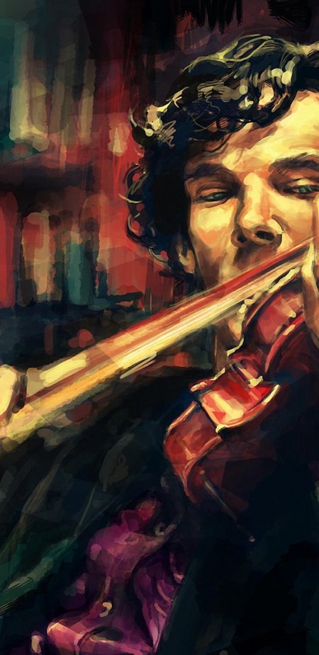 Шерлок холмс бенедикт камбербэтч арт