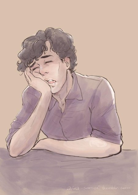 Шерлок холмс бенедикт камбербэтч арт