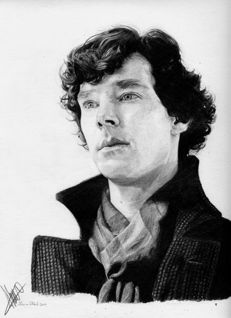 Шерлок холмс бенедикт камбербэтч арт