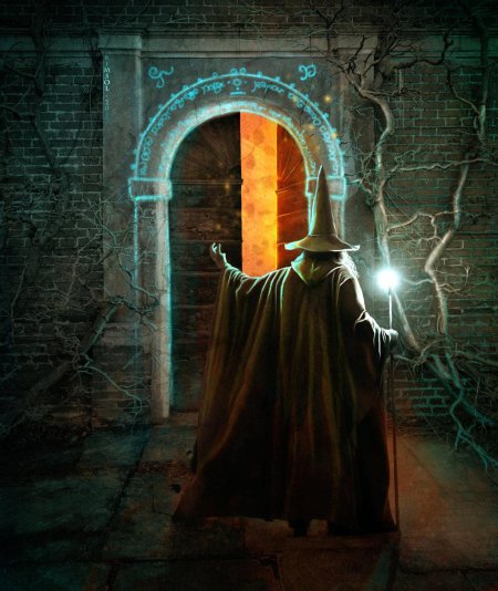 Гэндальф врата мории