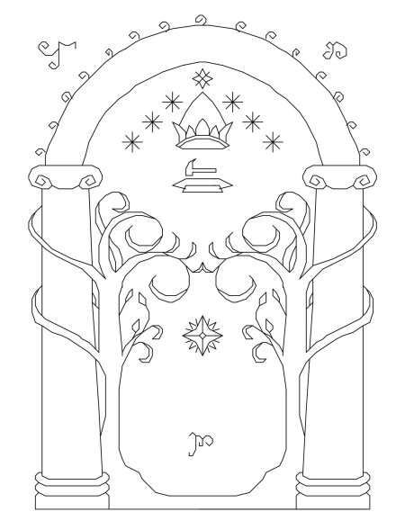 Властелин колец дверь в морию