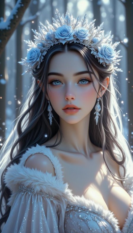 Красивая снегурочка