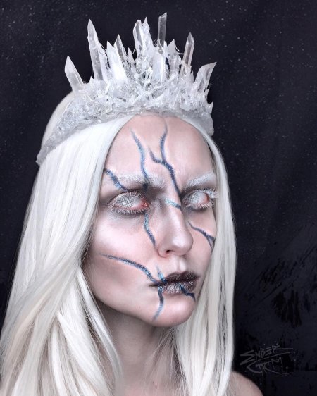 Грим снежной королевы