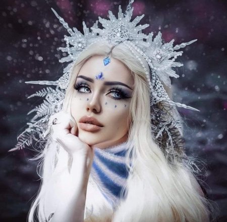 Грим снежной королевы