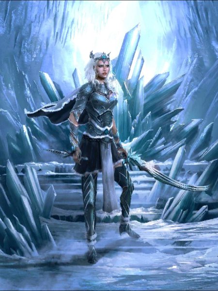Снежная королева арт фэнтези