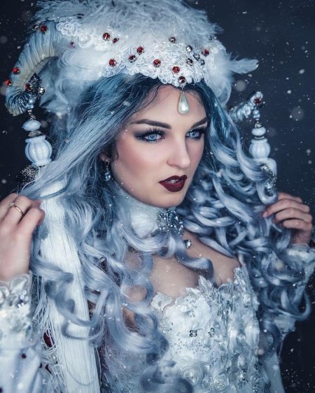 Образ снежной королевы для фотосессии