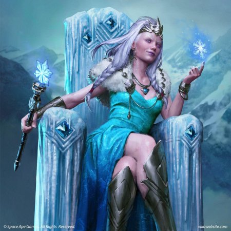 Снежная королева на троне