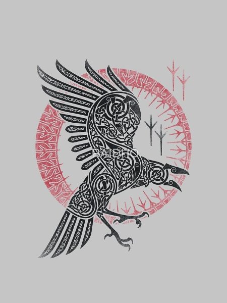 Скандинавская тату эскиз