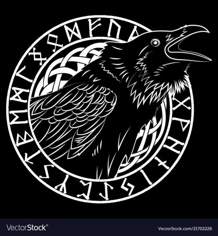 Скандинавские вороны хугин и мунин