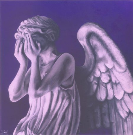 Плачущий ангел картина