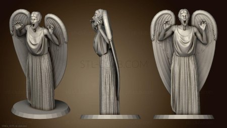Стл модель статуя ангела