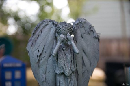 Ангел кладбищенский статуи