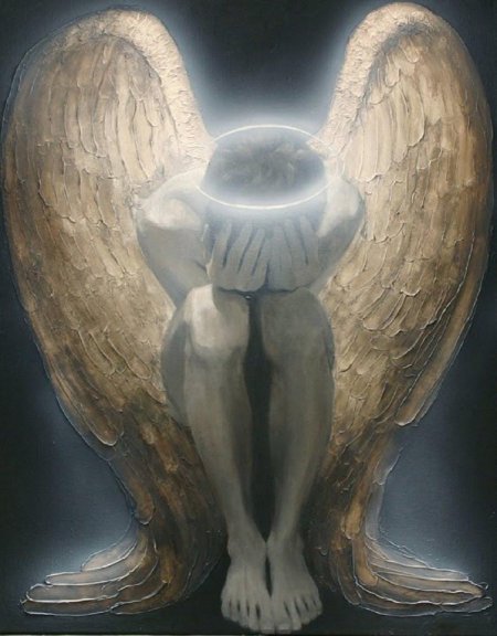 Картина плачущий ангел