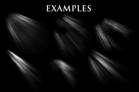 Кисти лучи для фотошопа