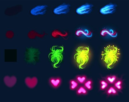 Эффект свечения в рисовании