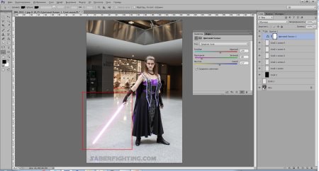 Внешнее свечение в фотошопе