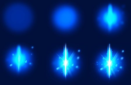 Эффект свечения в рисовании