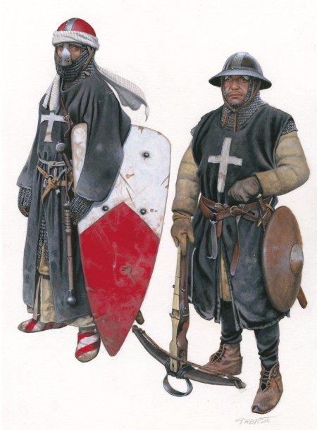 Крестоносцы тамплиеры и госпитальеры