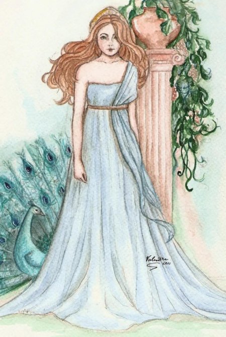 Богиня афродита рисунок