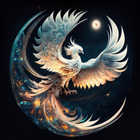 Красивый феникс