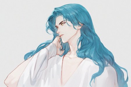 Аниме персонажи с бирюзовыми волосами
