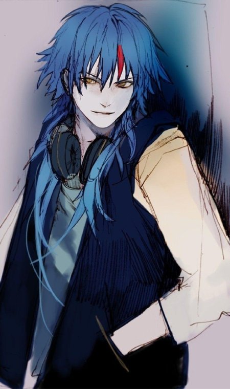 Аниме персонажи с синими волосами