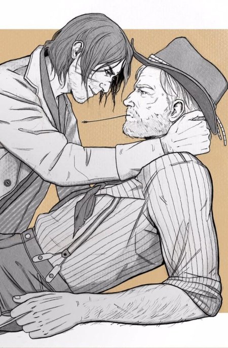 Артур морган и джон марстон слэш