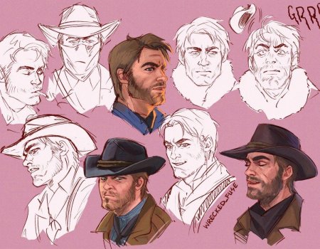 Артур морган red dead redemption 2 арт