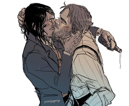 Артур морган и джон марстон арт