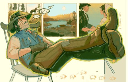 Rdr 2 артур морган и джон марстон