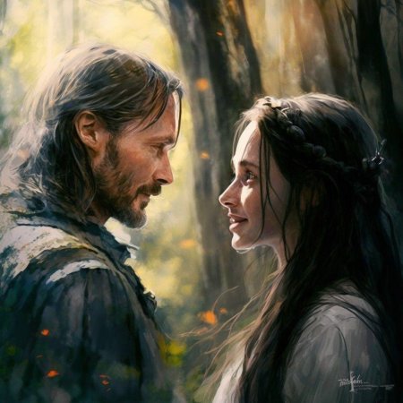 Арвен и арагорн