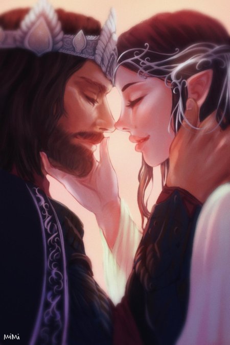Арагорн и арвен арт