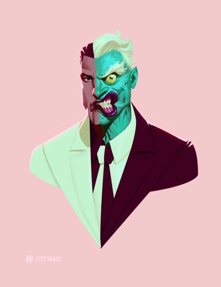 Двуликий dc comics