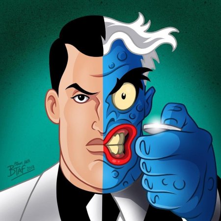 Двуликий dc comics