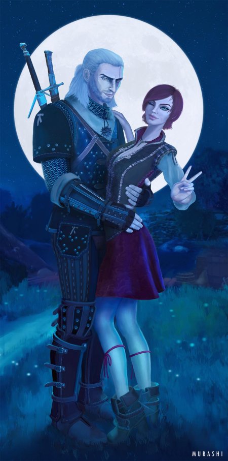 Геральт и шани арт